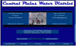Central Plains Water District - Conceptial Design